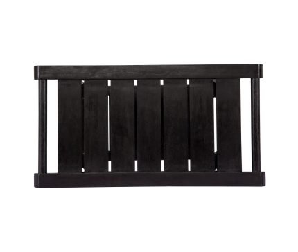 2-Tier Acacia Wood Shower Stool with Storage Shelf