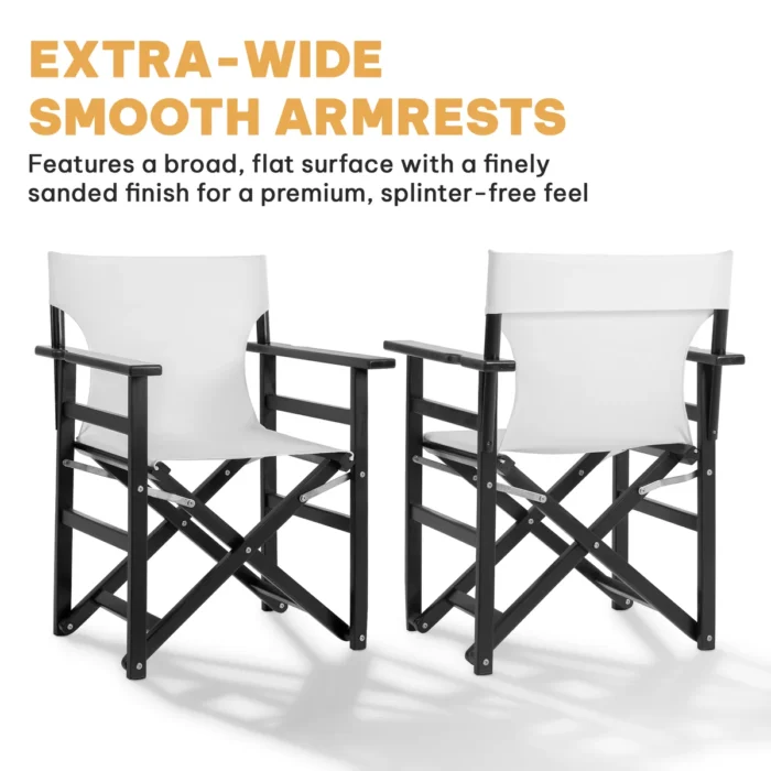 Acacia Wood Director Chair for Outdoor & Indoor Use