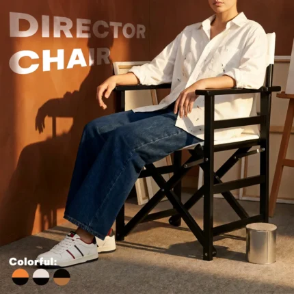 Acacia Wood Director Chair for Outdoor & Indoor Use