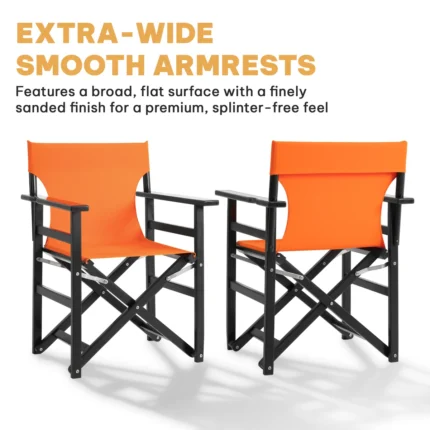 Acacia Wood Director Chair for Outdoor & Indoor Use