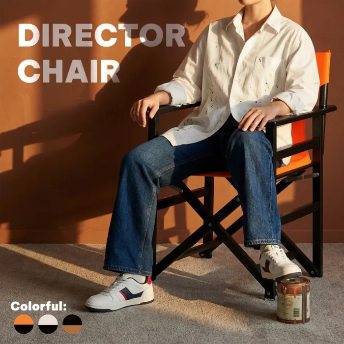 Acacia Wood Director Chair for Outdoor & Indoor Use