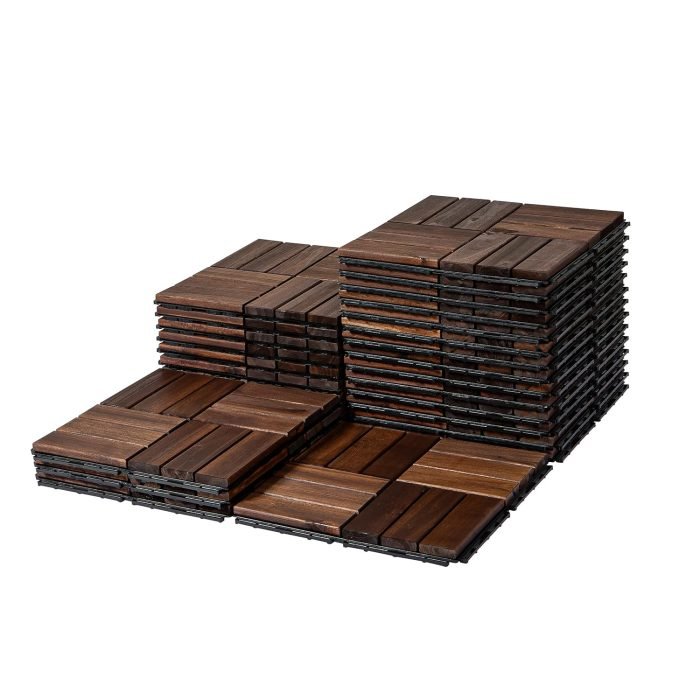 Deck Tiles - 27 Pcs 12 Slats Interlocking - C12