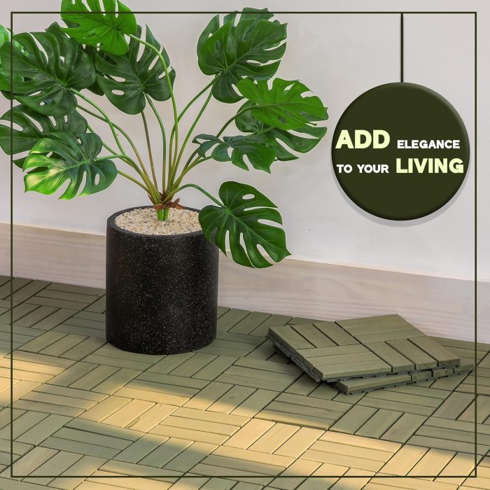 Deck Tiles - 27 Pcs 12 Slats Interlocking - C12
