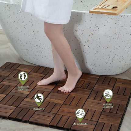 Deck Tiles - 27 Pcs 12 Slats Interlocking - C12