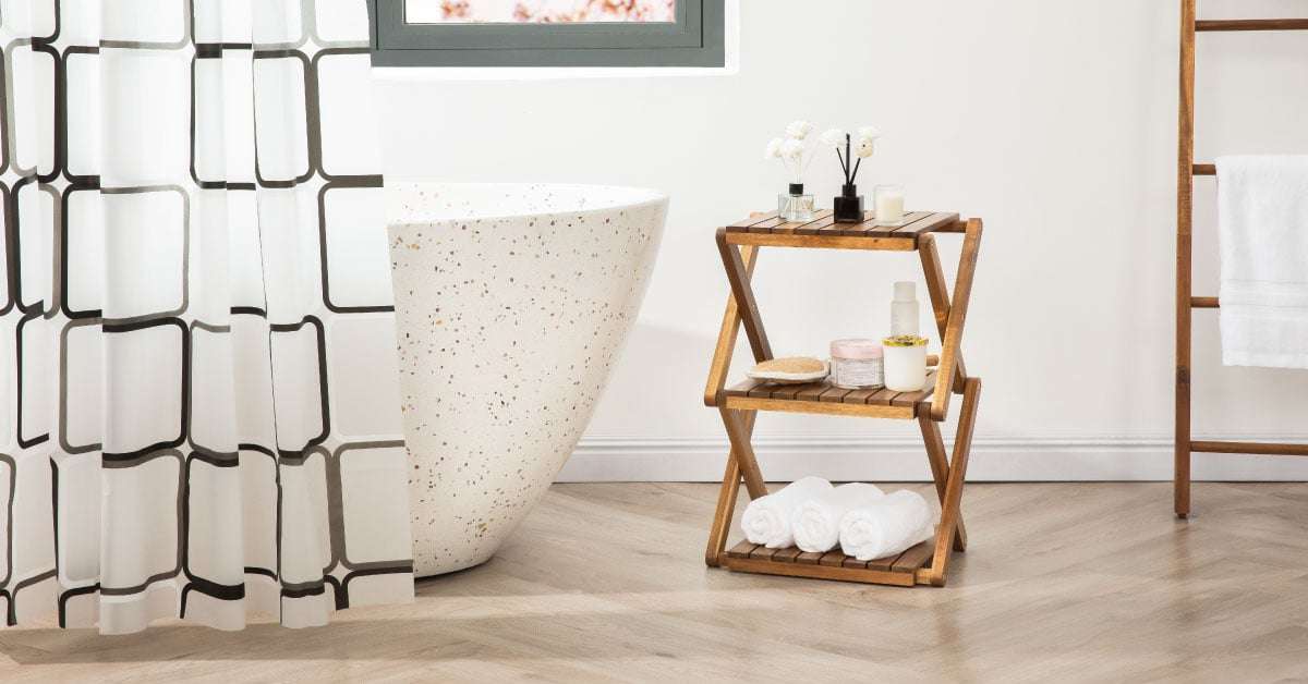 foldable wooden furniture in a compact apartment with space-saving design
