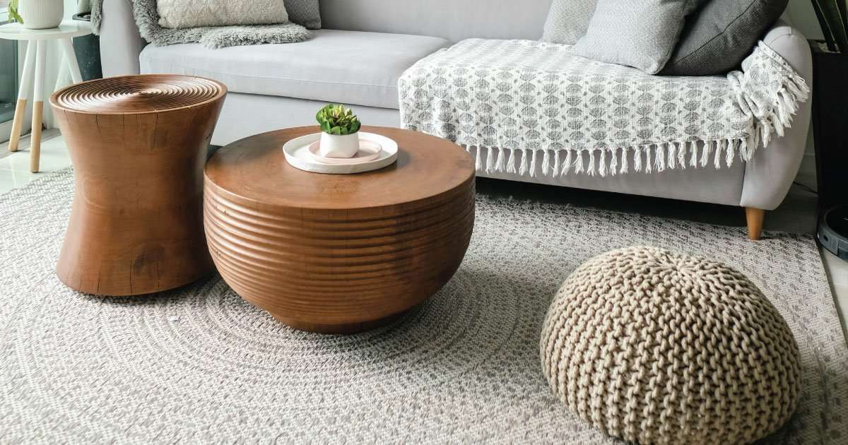 wood color interior design with light natural wood tones in a Scandinavian room
