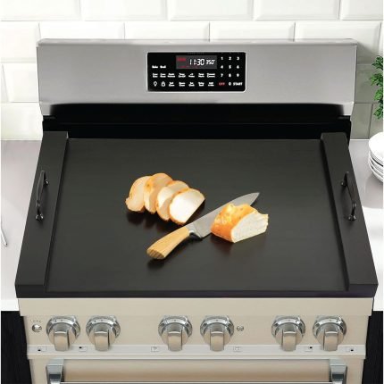 Noodle Board Stove Cover – Stylish Wooden Stove Top Cover & Kitchen Organizer