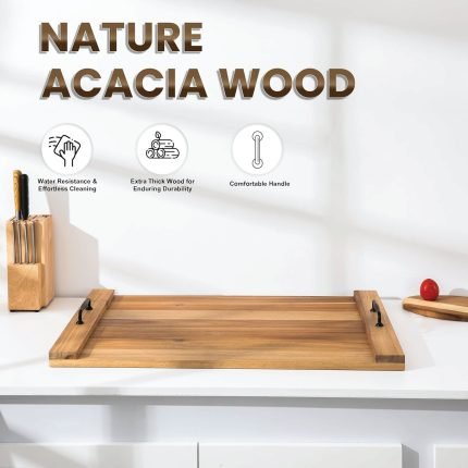 Noodle Board Stove Cover – Stylish Wooden Stove Top Cover & Kitchen Organizer