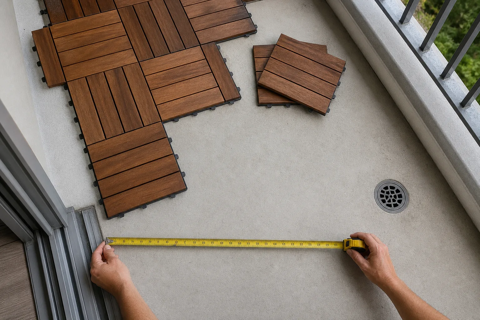 best deck tiles for balcony - measuring apartment balcony flooring