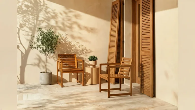 How to choose outdoor chairs for a welcoming acacia wood patio