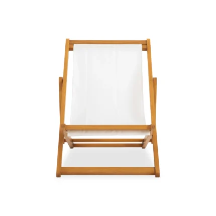 Solid Eucalyptus Wood Folding Deck Chair