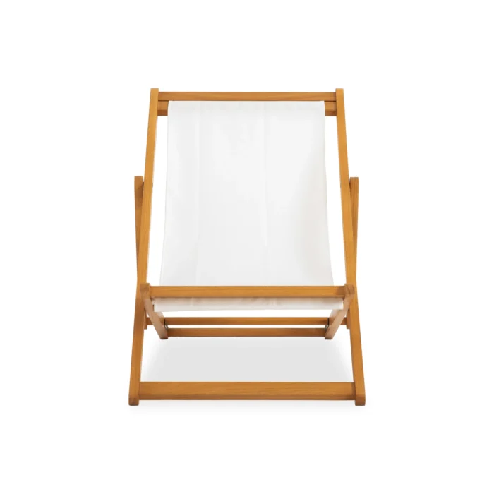 Solid Eucalyptus Wood Folding Deck Chair