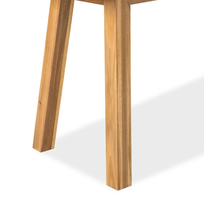 Solid Acacia Wood Bench for Entryway & Living Room