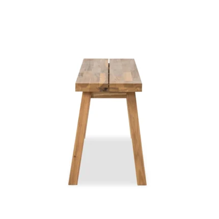 Solid Acacia Wood Bench for Entryway & Living Room