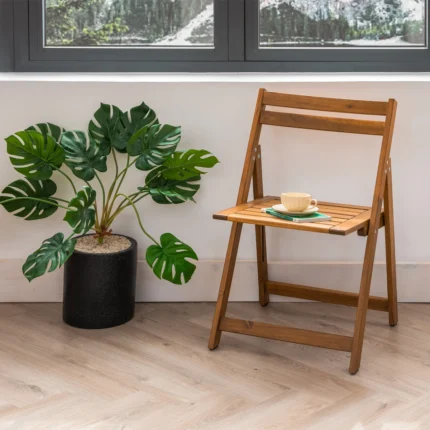 Acacia Wood Folding Patio Chairs