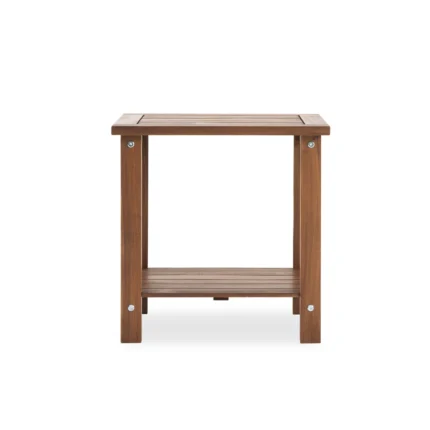 Double Adirondack Side Table Weather-Resistant for Outdoors