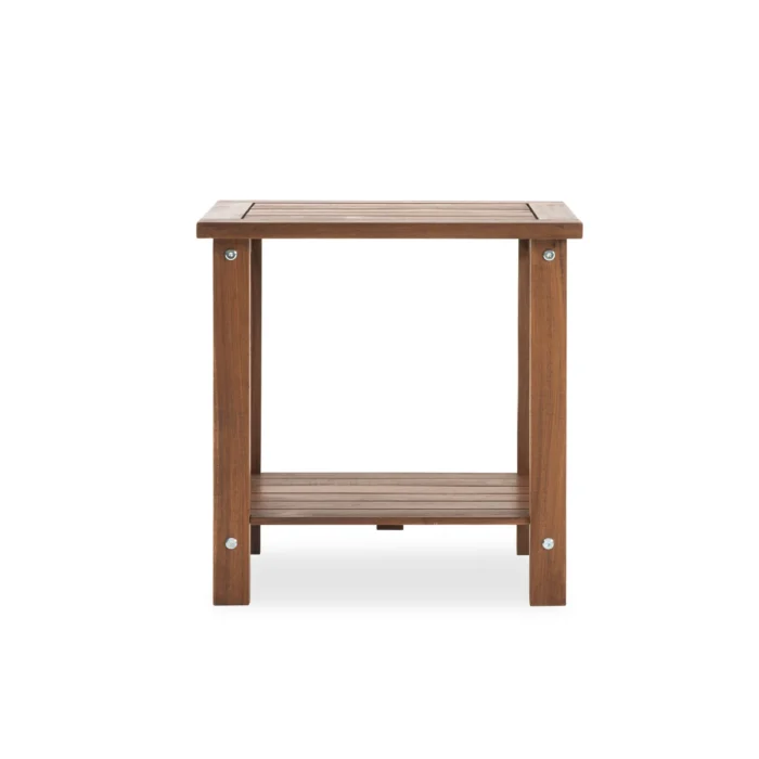 Double Adirondack Side Table Weather-Resistant for Outdoors