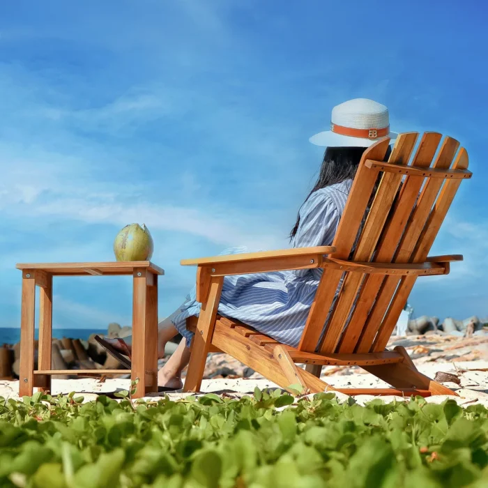 Solid Wood Adirondack Chair
