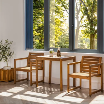 Solid Wood Outdoor Bistro Table