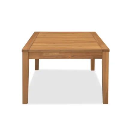 Solid Wood Outdoor Coffee Table with Slatted Top
