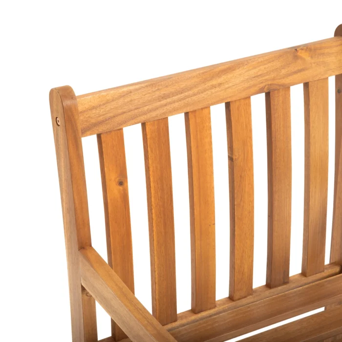 Solid Wood Patio Dining Armchair (Set of 2)