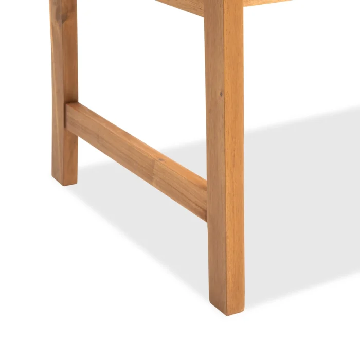 Solid Wood Patio Dining Armchair (Set of 2)