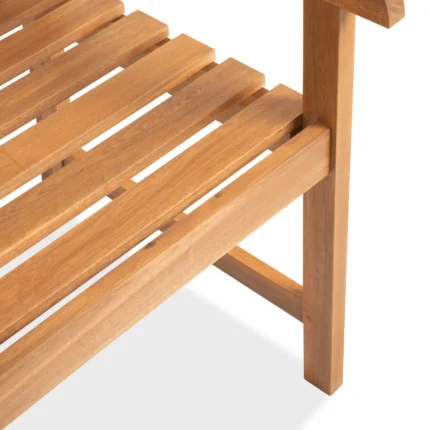 Solid Wood Patio Dining Armchair (Set of 2)