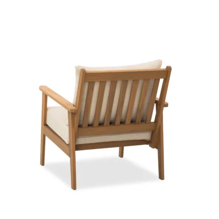 Solid Wood Patio Lounge Chairs, Set of 2