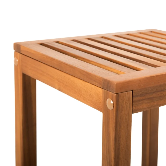 3-Tier Solid Wood Shelving Unit