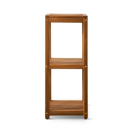 3-Tier Solid Wood Shelving Unit