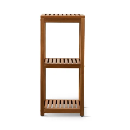 3-Tier Solid Wood Shelving Unit