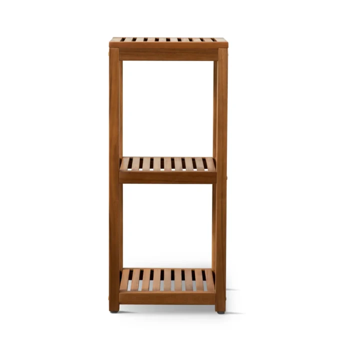 3-Tier Solid Wood Shelving Unit
