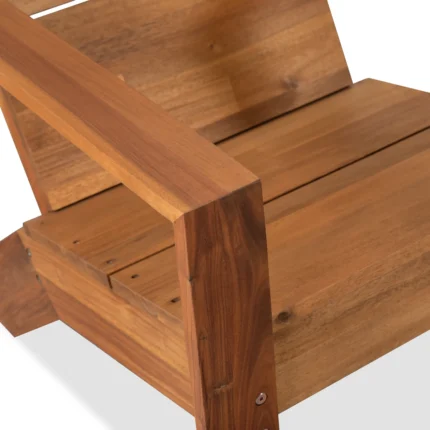 Weather-Resistant Acacia Wood Adirondack Chair