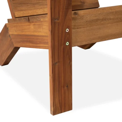Weather-Resistant Acacia Wood Adirondack Chair