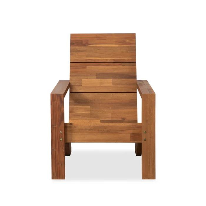 Weather-Resistant Acacia Wood Adirondack Chair
