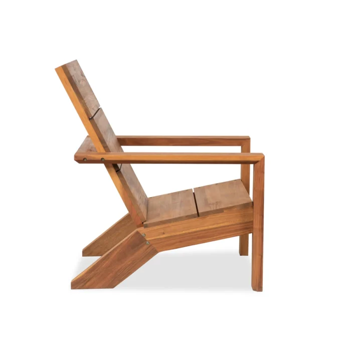 Weather-Resistant Acacia Wood Adirondack Chair