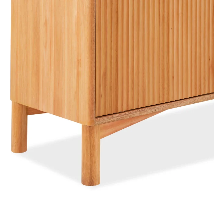 Solid Eucalyptus Wood Outdoor Sideboard