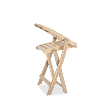 Solid Wood Patio Folding Chair (Set of 2)