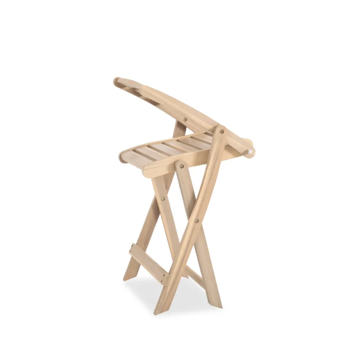 Solid Wood Patio Folding Chair (Set of 2)
