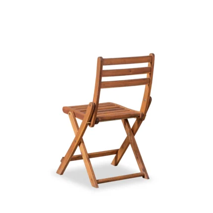 Solid Wood Patio Folding Chair (Set of 2)