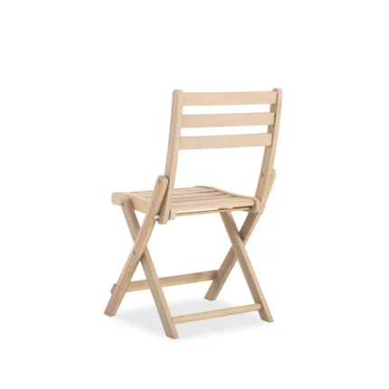 Solid Wood Patio Folding Chair (Set of 2)