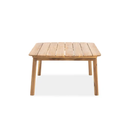 Solid Wood Oval Patio Coffee Table
