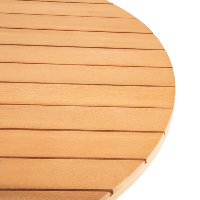 36.2" Solid Wood Round Patio Table