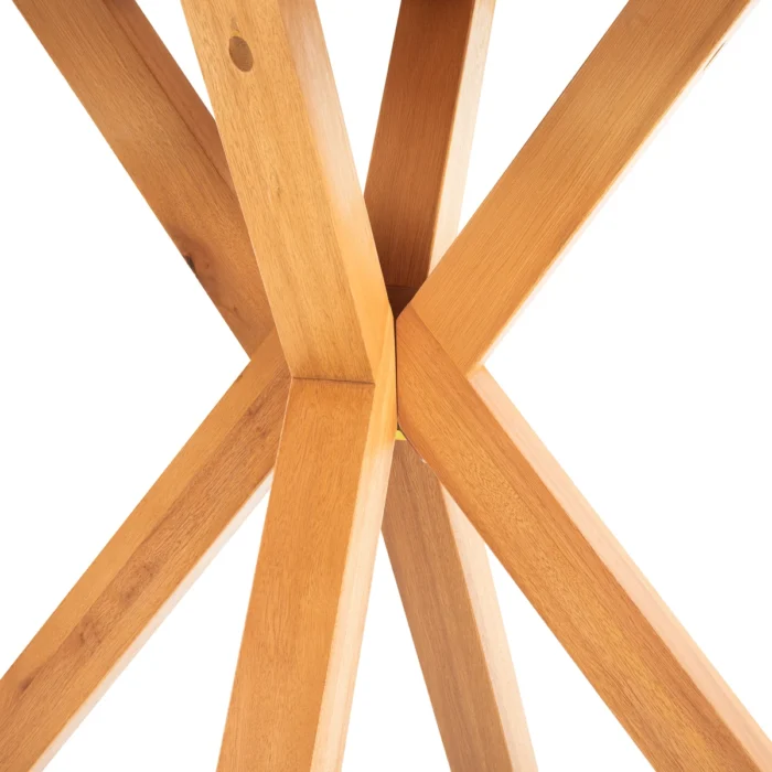 36.2" Solid Wood Round Patio Table