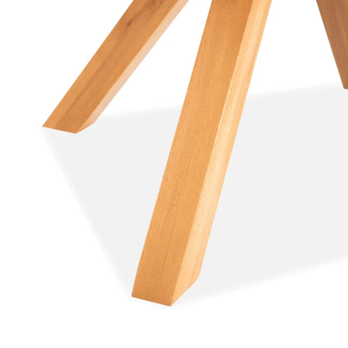 36.2" Solid Wood Round Patio Table