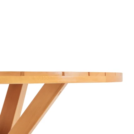 36.2" Solid Wood Round Patio Table