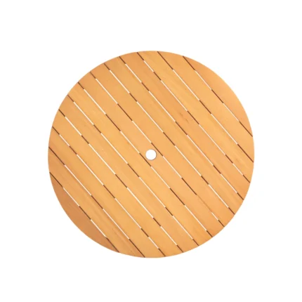 36.2" Solid Wood Round Patio Table