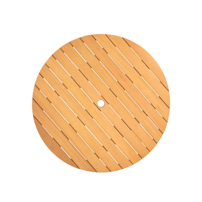 36.2" Solid Wood Round Patio Table