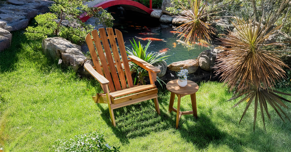 Collapsible Adirondack Chair 440 LBS Waterproof UV Outdoor