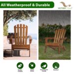 Collapsible Adirondack Chair 440 LBS Waterproof UV Outdoor